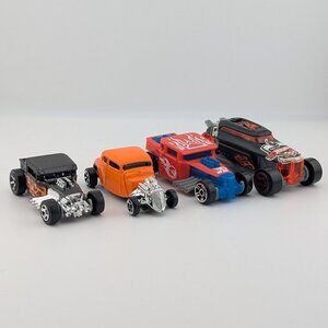 Hot Wheels & Maisto Hot Rod Cars Bundle – Bone Shaker, Rip Rod (4 Cars)